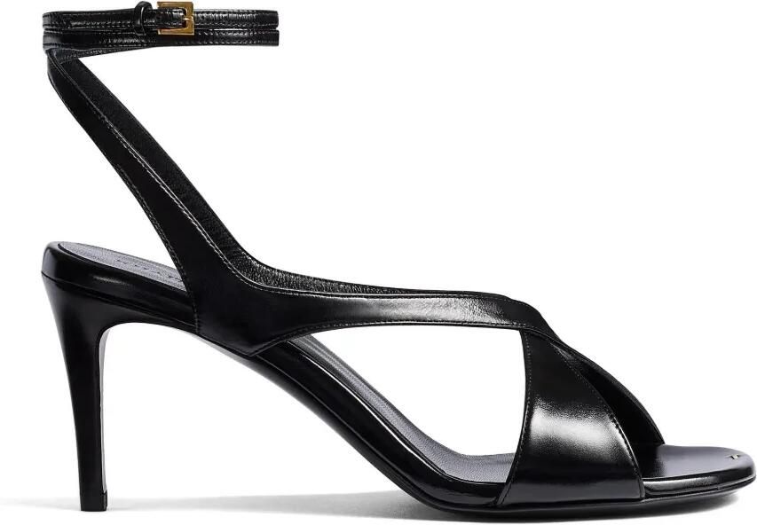 KHAITE Liria sandalen met enkelbandje Zwart