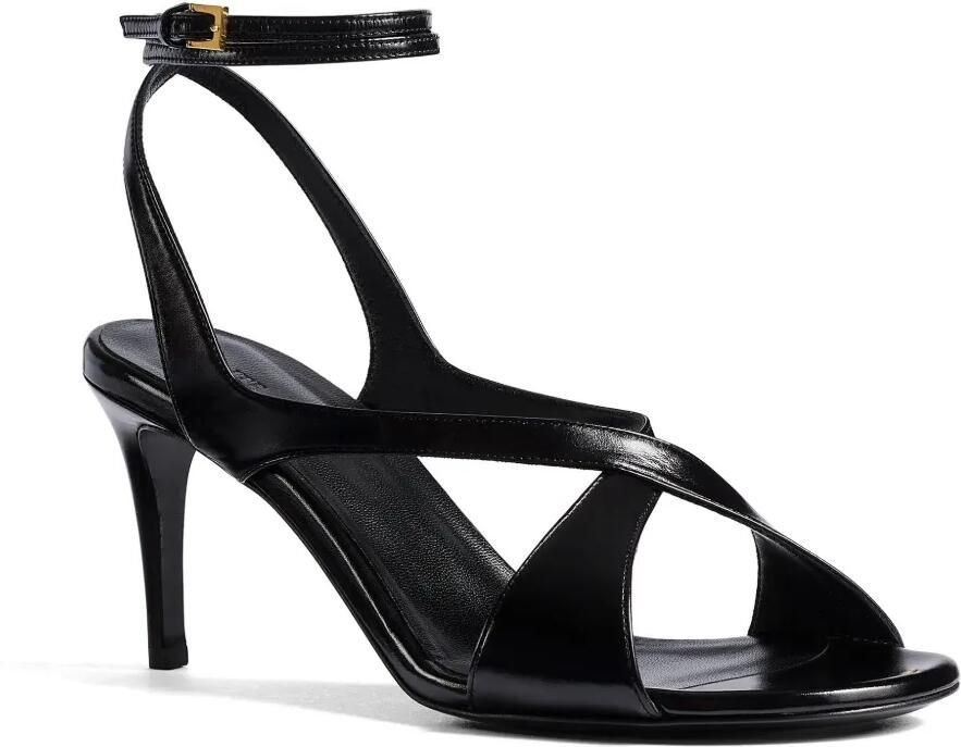 KHAITE Liria sandalen met enkelbandje Zwart - Foto 5