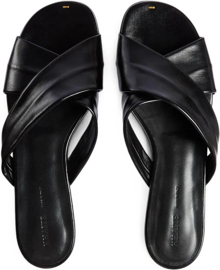 KHAITE Liria sandalen met gekruiste bandjes Zwart - Foto 2
