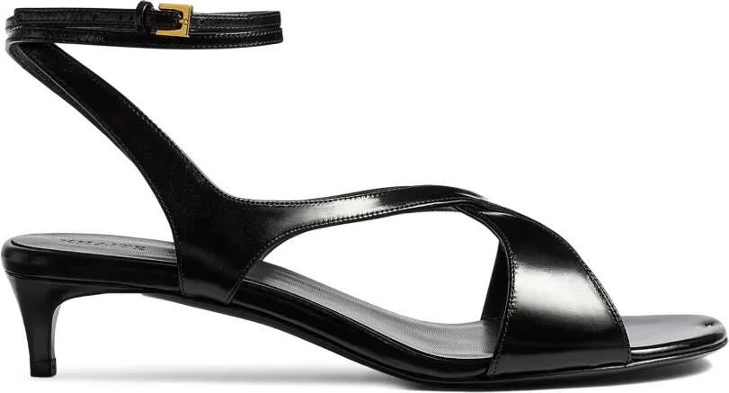 KHAITE Liria sandalen met kitten-hak Zwart