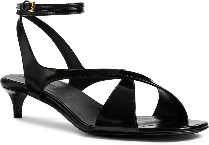KHAITE Liria sandalen met kitten-hak Zwart - Foto 4