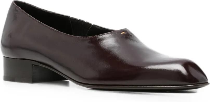 KHAITE Loafers met vierkante neus Rood - Foto 2