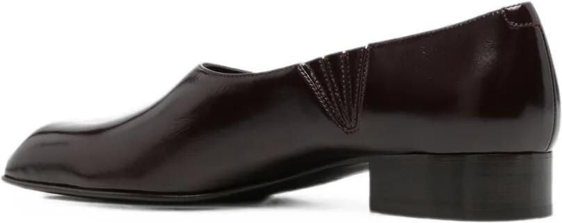 KHAITE Loafers met vierkante neus Rood - Foto 3