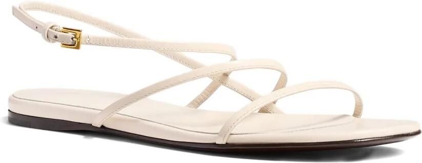 KHAITE Loop platte sandalen Beige - Foto 4