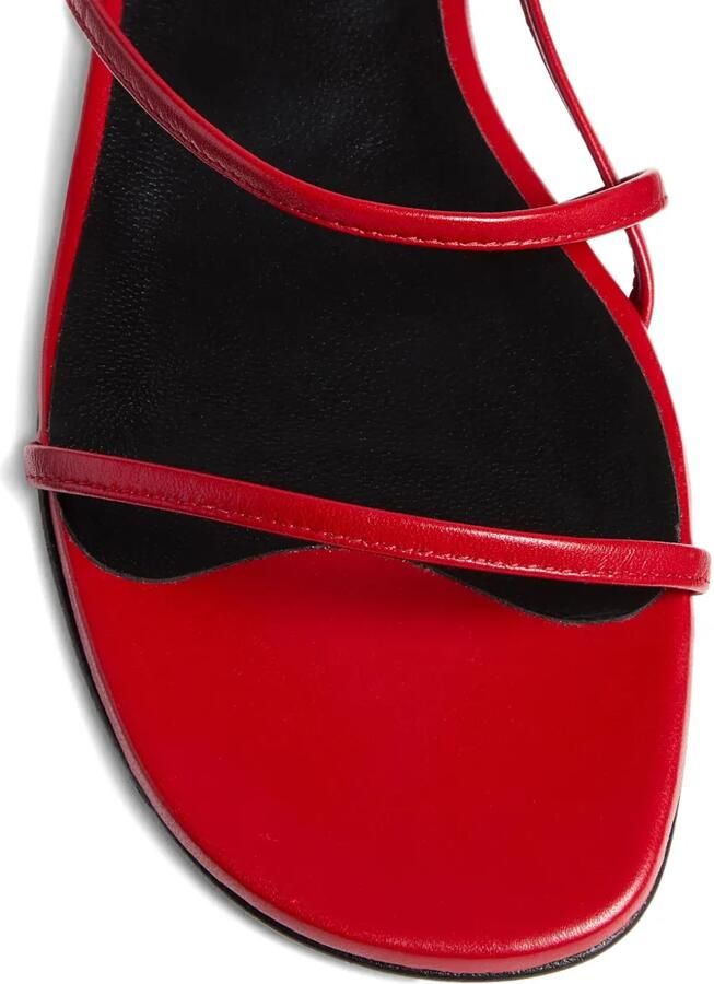 KHAITE Loop platte sandalen Rood - Foto 3