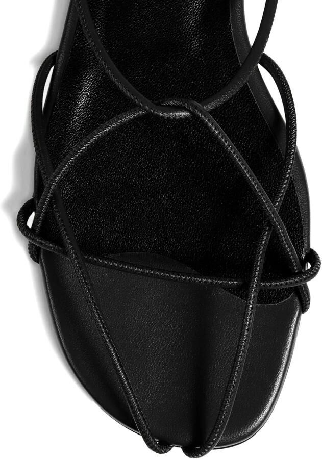 KHAITE Loulou sandalen met veters Zwart - Foto 3