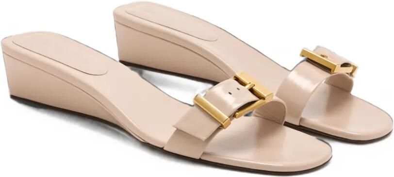 KHAITE Manhattan sandalen met gespdetail Beige - Foto 3