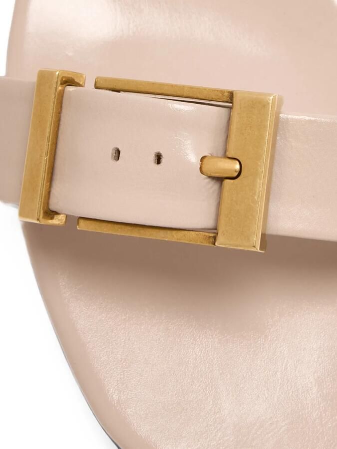 KHAITE Manhattan sandalen met gespdetail Beige - Foto 2