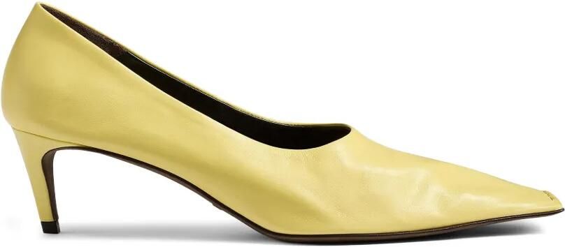 KHAITE Marlene lage pumps Geel