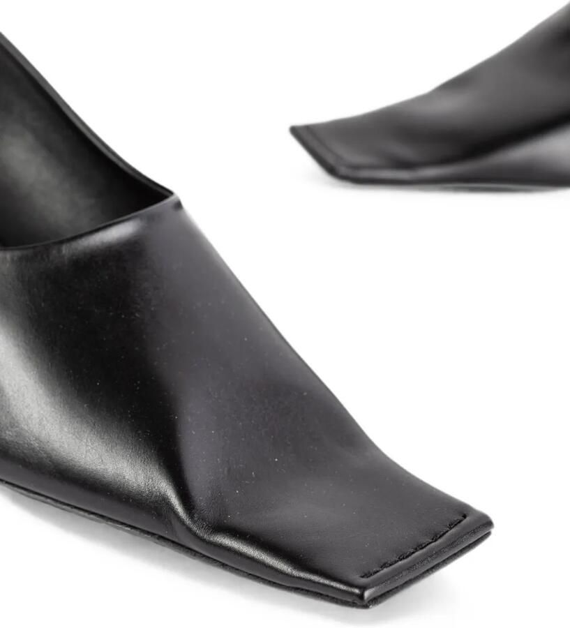 KHAITE Marlene pumps met vierkante neus Zwart - Foto 2