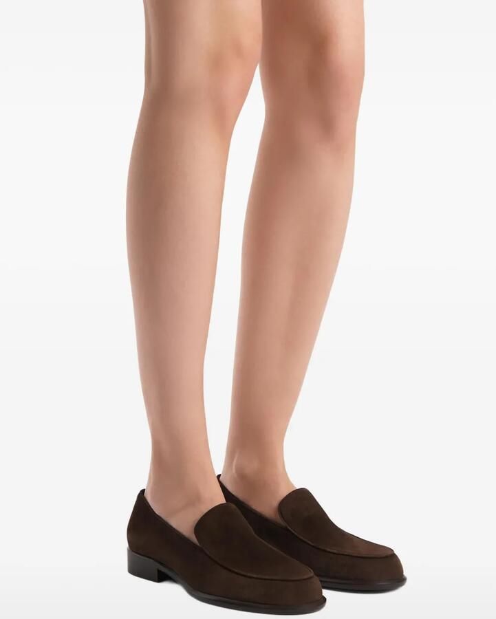 KHAITE Miles loafers Bruin - Foto 2