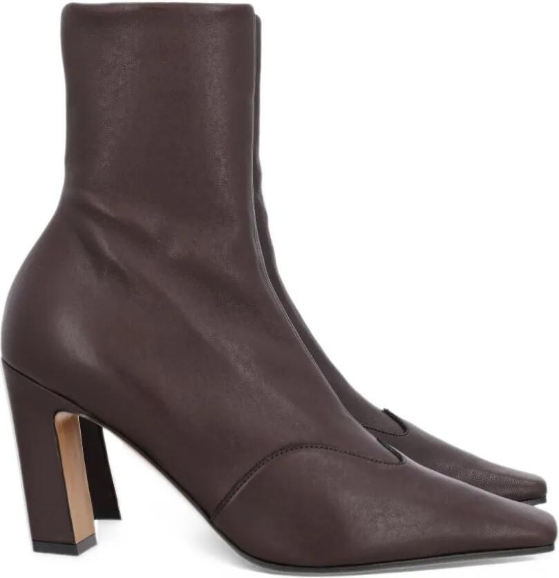 KHAITE Nevada stretch high boots Bruin
