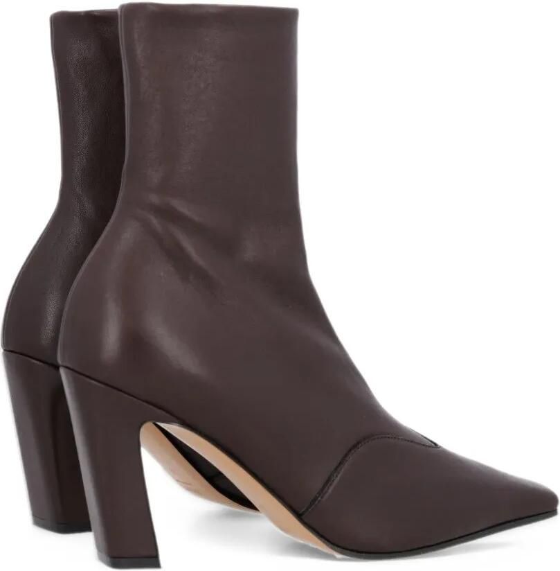 KHAITE Nevada stretch high boots Bruin - Foto 4