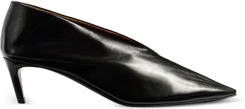 KHAITE Pumps met puntige neus en hoge wreef Zwart - Foto 4