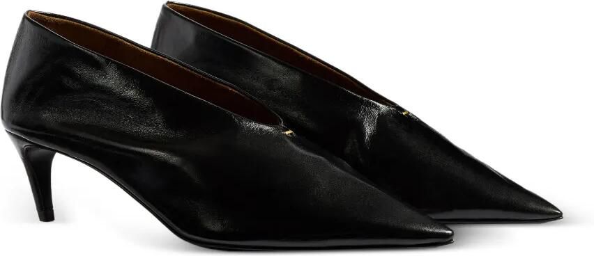 KHAITE Pumps met puntige neus en hoge wreef Zwart - Foto 3