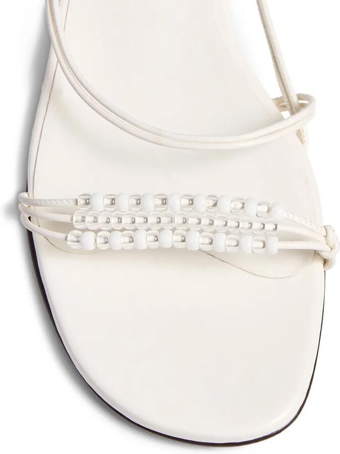 KHAITE Sandalen met lus verfraaid met kralen Wit - Foto 3