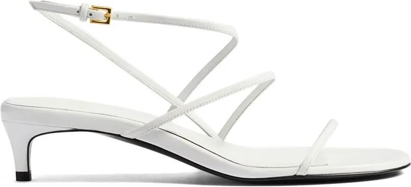 KHAITE Sandalen met open neus en lage hak Wit