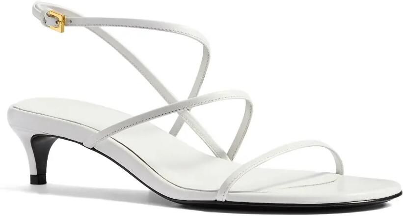 KHAITE Sandalen met open neus en lage hak Wit - Foto 5