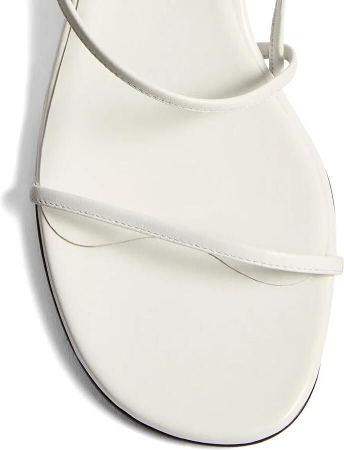 KHAITE Sandalen met open neus en lage hak Wit - Foto 3