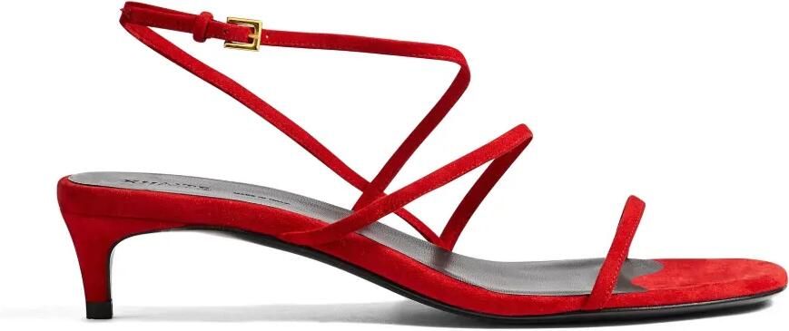 KHAITE Sandalen met open neus Rood