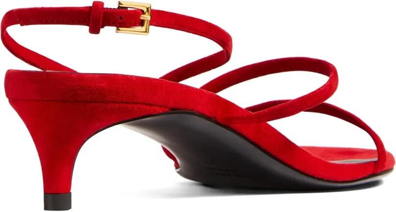 KHAITE Sandalen met open neus Rood - Foto 4