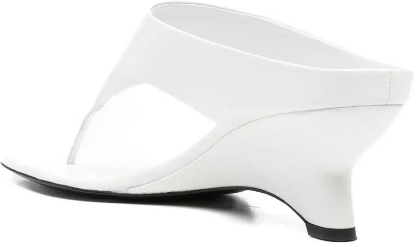 KHAITE Sandalen met sleehak Wit - Foto 2