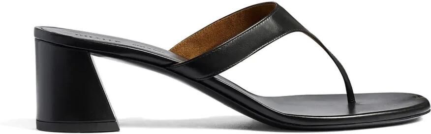 KHAITE Sandalen met T-bandje Zwart