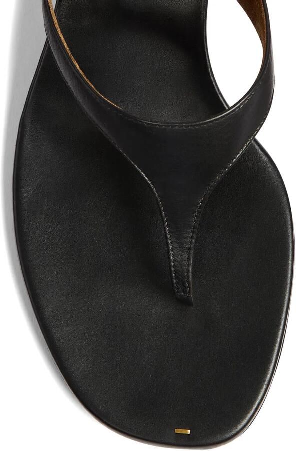 KHAITE Sandalen met T-bandje Zwart - Foto 3