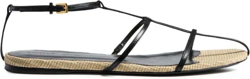 KHAITE Sandalen Zwart