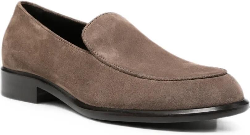 KHAITE Suède loafers Bruin - Foto 2