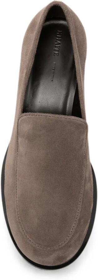 KHAITE Suède loafers Bruin - Foto 4
