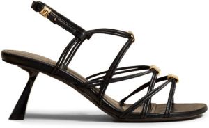 KHAITE Louisa sandalen met bandjes Zwart