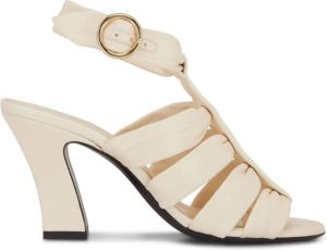 KHAITE Sandalen met meerdere bandjes Beige