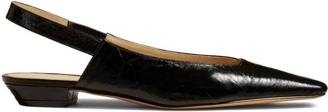 KHAITE The Colin leren slingback pumps Zwart