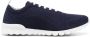 Kiton Sneakers met geborduurd logo Blauw - Thumbnail 1