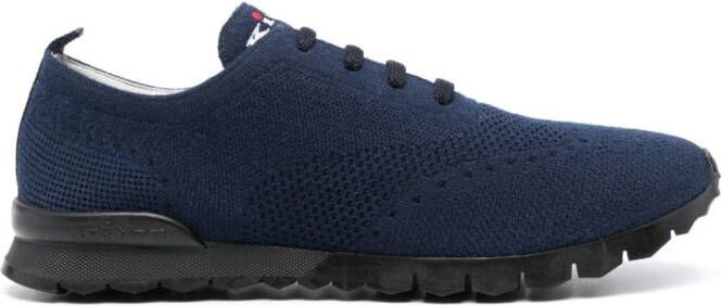 Kiton Gebreide sneakers Blauw