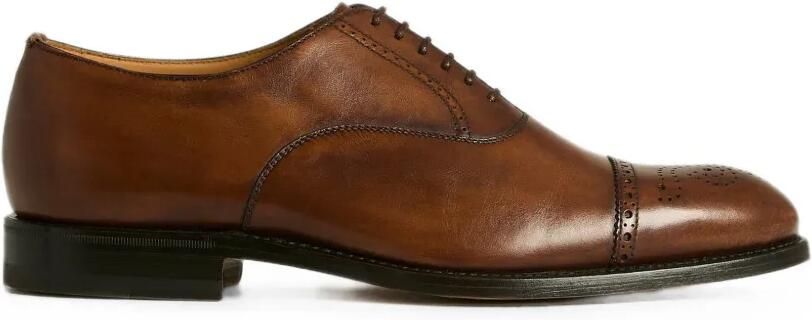 Kiton brogue-detail oxford shoes Bruin