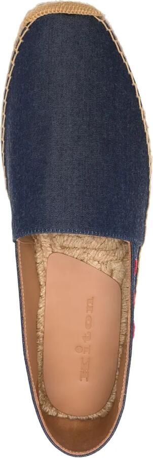 Kiton Denim espadrilles Blauw - Foto 4