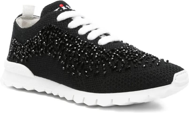 Kiton Fit sneakers met kralen Zwart - Foto 2