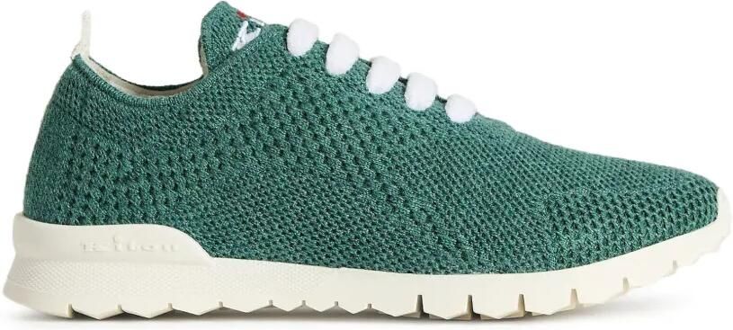 Kiton Fits cashmere sneakers Groen