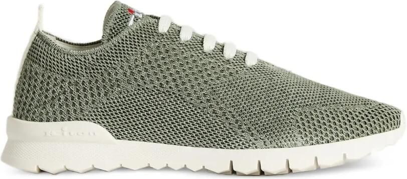 Kiton Fits cotton sneakers Groen