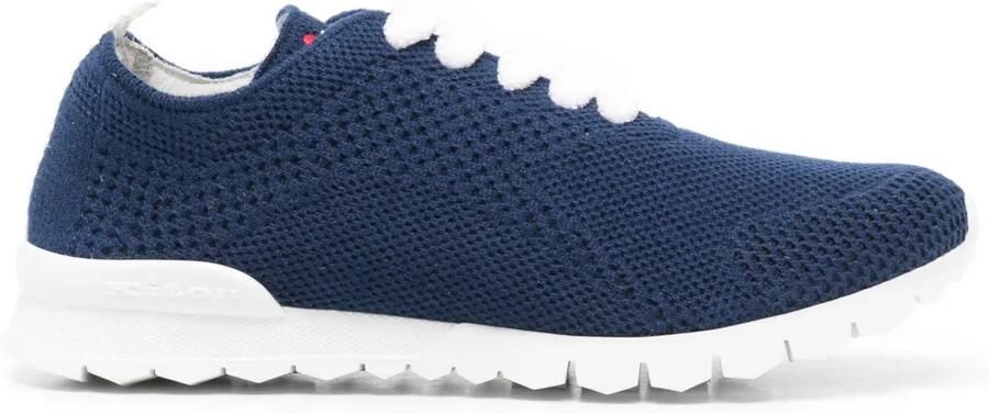 Kiton Fits gebreide sneakers Blauw