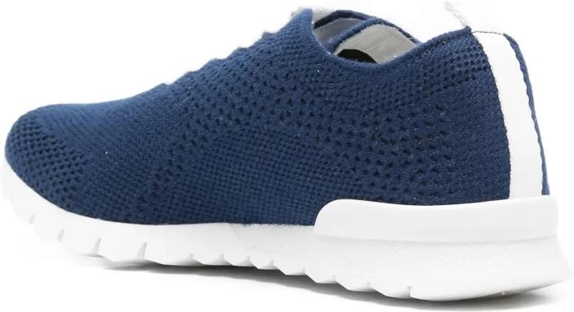 Kiton Fits gebreide sneakers Blauw - Foto 2