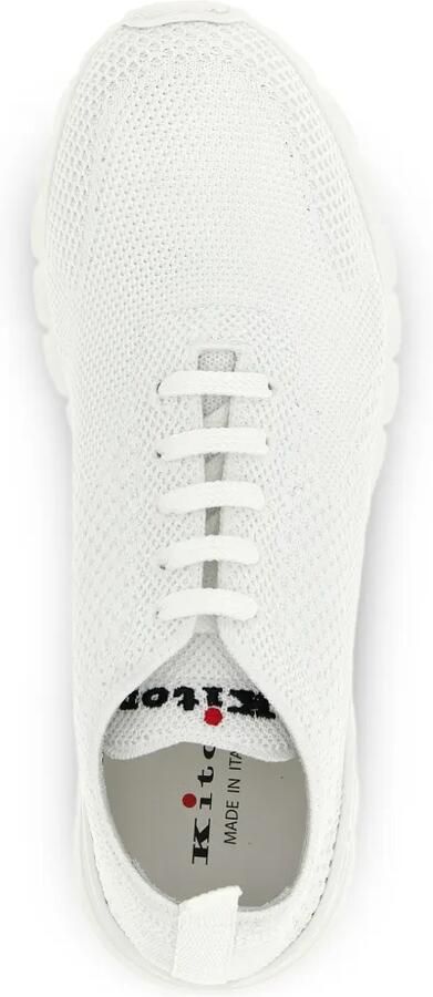 Kiton Fits gebreide sneakers Wit - Foto 4