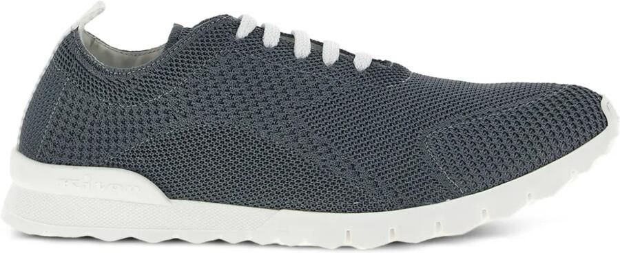 Kiton Fits sneakers met geborduurd logo Grijs