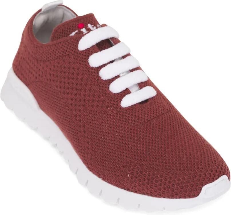 Kiton Gebreide low-top sneakers Rood