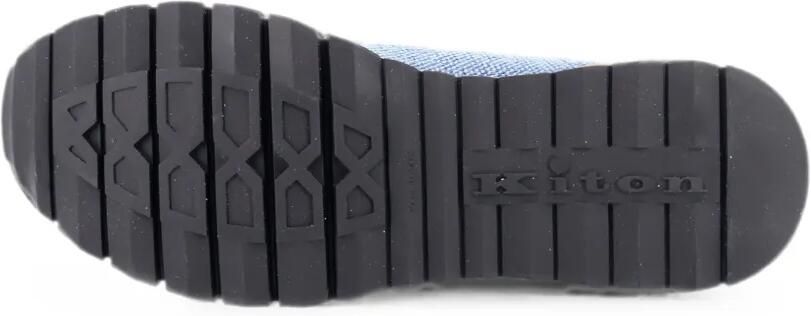 Kiton Gebreide sneakers Blauw - Foto 4