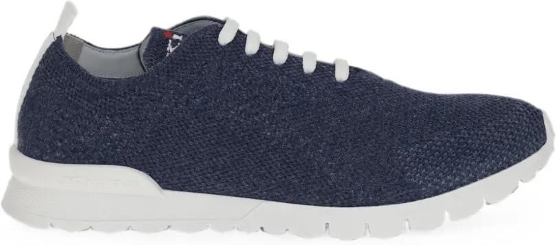 Kiton Gebreide sneakers Blauw