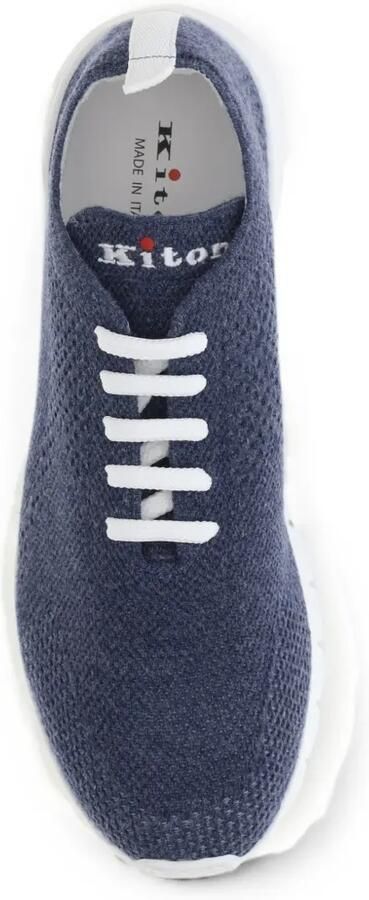 Kiton Gebreide sneakers Blauw - Foto 3
