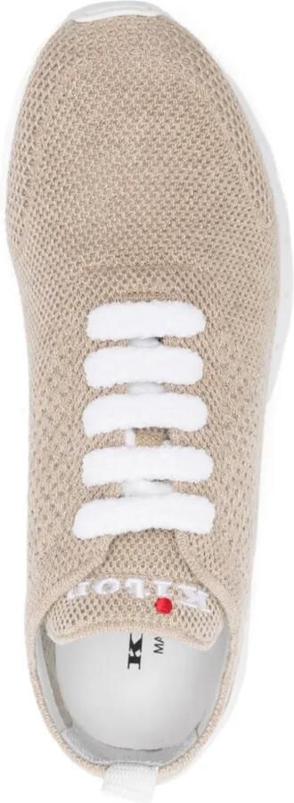 Kiton Gebreide sneakers Bruin - Foto 4